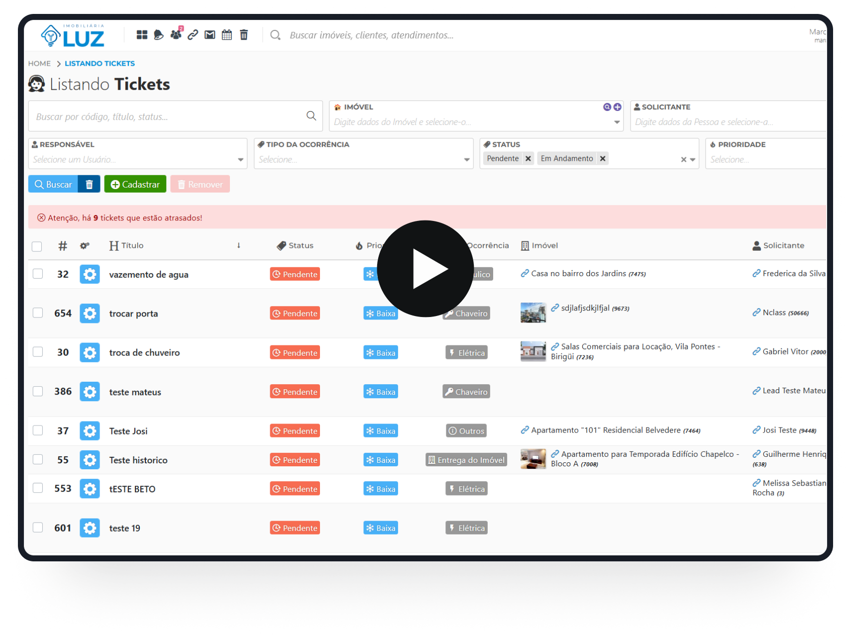 GESTAO DE SOLICITACOES 01 GESTAO DE SOLICITACOES 01