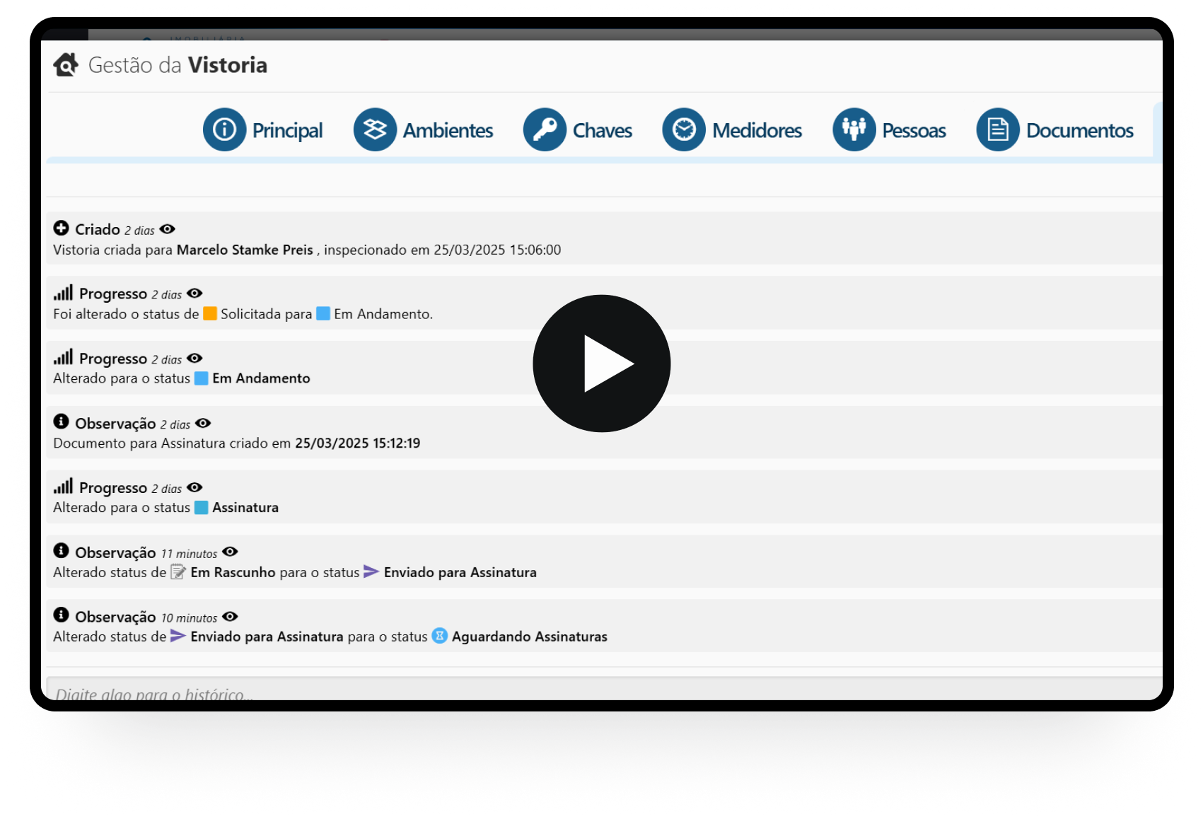 SISTEMA INTELIGENTE DE VISTORIAS 002 SISTEMA INTELIGENTE DE VISTORIAS 002