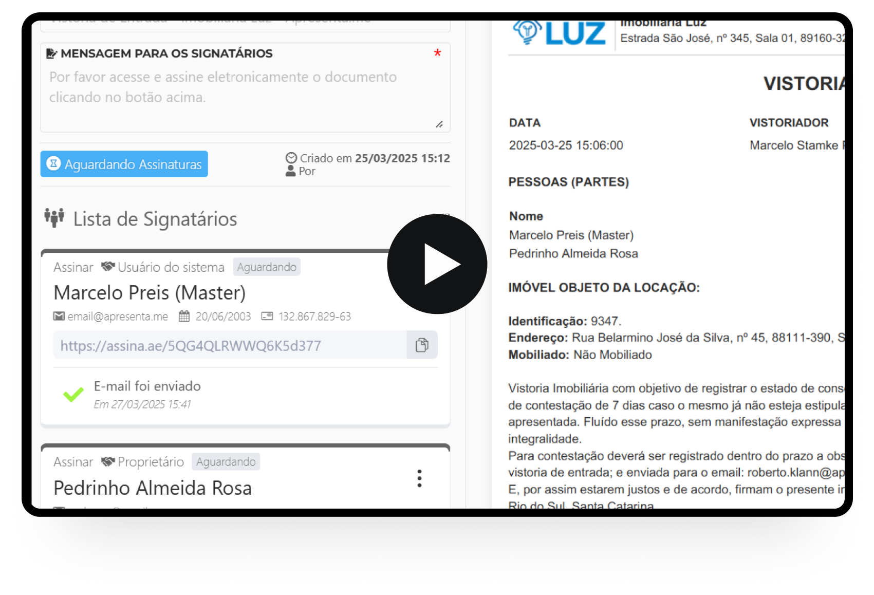 SISTEMA INTELIGENTE DE VISTORIAS 005 SISTEMA INTELIGENTE DE VISTORIAS 005